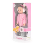 Moni BABA 38cm hajasbaba téli ruhában