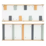 PIKLER 2in1 fa MÁSZÓKA 3szög és mászórámpa Montessori 132*60cm NATUR