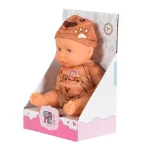 BABA 20cm 6013 újszülött BARNA