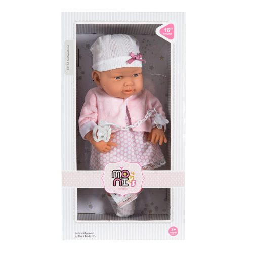 BABA 41 cmes  sapkában, kisruhában