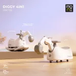 Moni DIGGY 4in1 ráülős kotrógép+hinta+bili