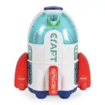 MŰANYAGJÁTÉK űrhajós zenélő, világító  asztal szett