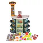 MŰANYAGJÁTÉK szupermarket kiegészítőkkel szett