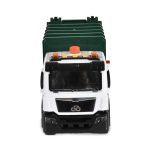 KISAUTÓ szemetesautó szelektív kukákkal 1:10 S.ZÖLD