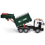 KISAUTÓ szemetesautó szelektív kukákkal 1:10 S.ZÖLD