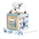 MONI activity kocka xilofonnal, drót pályával VKÉK