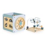 MONI activity kocka xilofonnal, drót pályával VKÉK