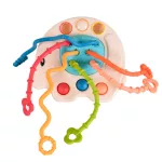 MŰANYAGJÁTÉK szilikon játék érzékszervi Elefánt BÉZS