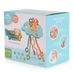 MŰANYAGJÁTÉK szilikon játék érzékszervi Elefánt BÉZS