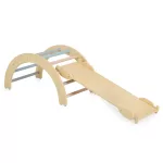 PIKLER fa mászóka 3in1 rámpával, létrával, híddal