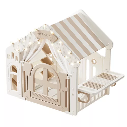 MONI GARDEN óriás házikó- játszóház műanyag PASZTEL