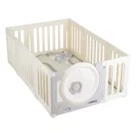 MONI Cubby Land óriás kerítés, karám játszószőnyeggel és 50 db színes labdával