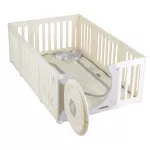 MONI Cubby Land óriás kerítés, karám játszószőnyeggel és 50 db színes labdával