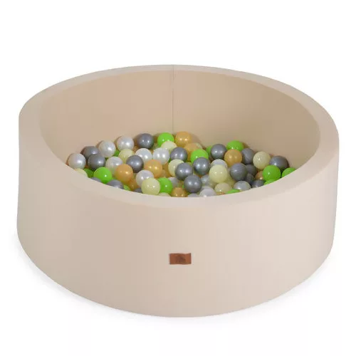 LABDAMEDENCE 90 cm 200db 5,5cm ZÖLD labdával BÉZS