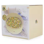 LABDAMEDENCE 90 cm 200db 5,5cm ZÖLD labdával BÉZS