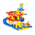 Polesie MŰANYAGJÁTÉK parkoló 3 szintes SZÍNES