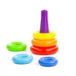 Polesie Toys  karikatorony montessori, műanyag SZÍNES