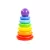 POLESIE 62383 piramis színes karikák LILA gomb