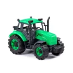 Polesie Toys  91222 lendkerekes, hátrahúzós traktor ZÖLD