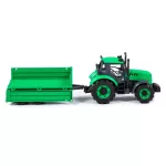 POLESIE Toys lendkerekes  traktor dönthető utánfutóval ZÖLD