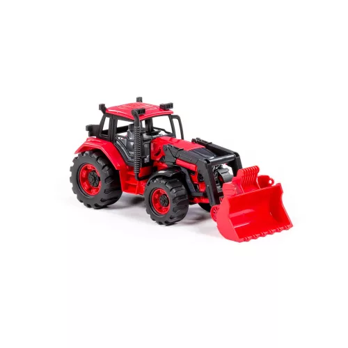 Polesie Toys  91864 tolólapátos traktor PIROS