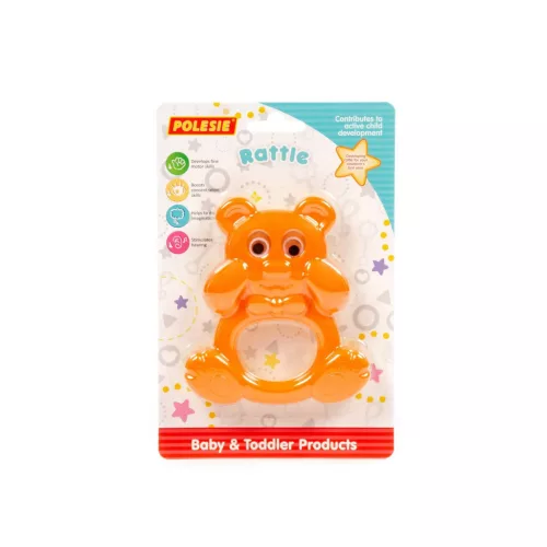 POLESIE műanyag csörgő MACI