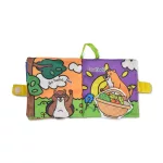 BÉBIJÁTÉK kiskönyv montessori mormotával ZÖLD