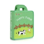 Moni MONTESSORI foglalkoztató könyv textilből Happy Farm
