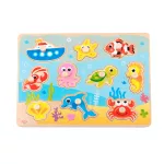 TOOKY Toy fapuzzle tengeri állatos