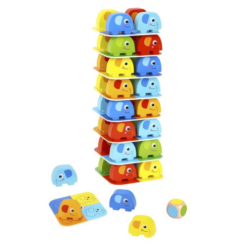 Tooky Toy 46 db-os egymásra rakható ELEFÁNTOK