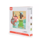 TOOKY Toy  fa tábla kézségfejlesztő fűzőke