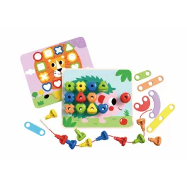 Moni Tooky Toy fűzöcske szivárvány/süni