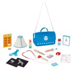 TOOKY Toy fa kis állatorvosi játékszett 16dbos KÉK