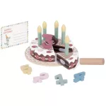 TOOKY Toy fajáték SZÜLINAPI torta szett PASZTEL színű