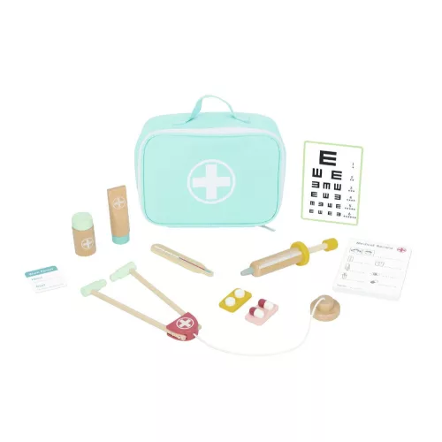 TOOKY Toy fa doktor szett kistáska VKÉK