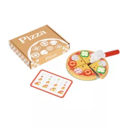 Moni Fajáték pizza szett feltétekkel