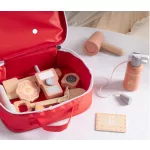 MONI KISTÁSKA fa tűzoltó szett 10dbos PIROS