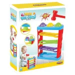 PILSAN Mini golyópálya 03351 műanyag színes, 3 golyóval