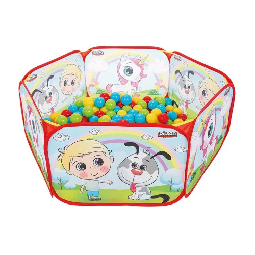 Pilsan összecsukható labdamedence 200 db labdával