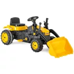 Pilsan traktor homlokrakodós fekete/sárga