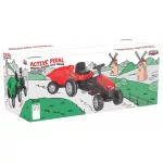 Pilsan traktor pedálos trélerrel 07316 piros