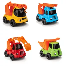 Pilsan 07659 építőipari teherautó 4 féle 22cm VEGYES