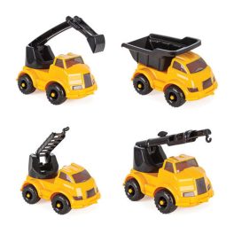 Pilsan 4 féle kisteherautó 20cm SÁRGA