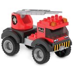 PILSAN építőjáték kis készlet TŰZOLTÓ PIROS