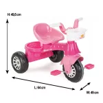 Moni Pilsan DAISY tricikli PINK