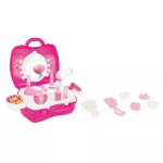 PILSAN fodrász szett babáknak bőröndben PINK