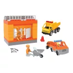 Pilsan  építőkészlet dömper autós 52dbos