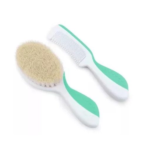Nuvita fésű és hajkefe - cool green - 1137