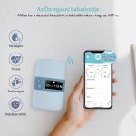 Babytone Baby O2 S2 légzésfigyelő zokni, by Viatom, zöld