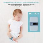 Babytone Baby O2 S2 légzésfigyelő zokni, by Viatom, zöld